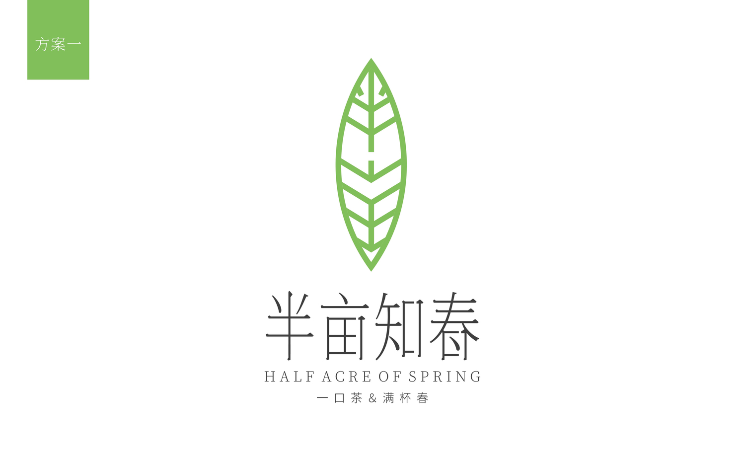 半亩之春品牌logo