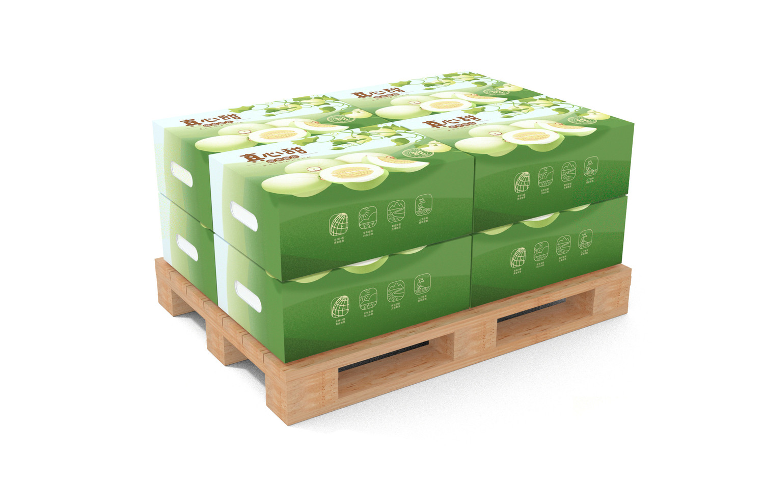 真心甜×三足鸟 | 阎良甜瓜 - 三足鸟品牌策划-主营产品包装设计